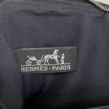 【6fa0632-k】エルメス 長財布 フールトゥパースGM キャンバス ブラック シルバー金具【中古】メンズ レディース ユニセックス