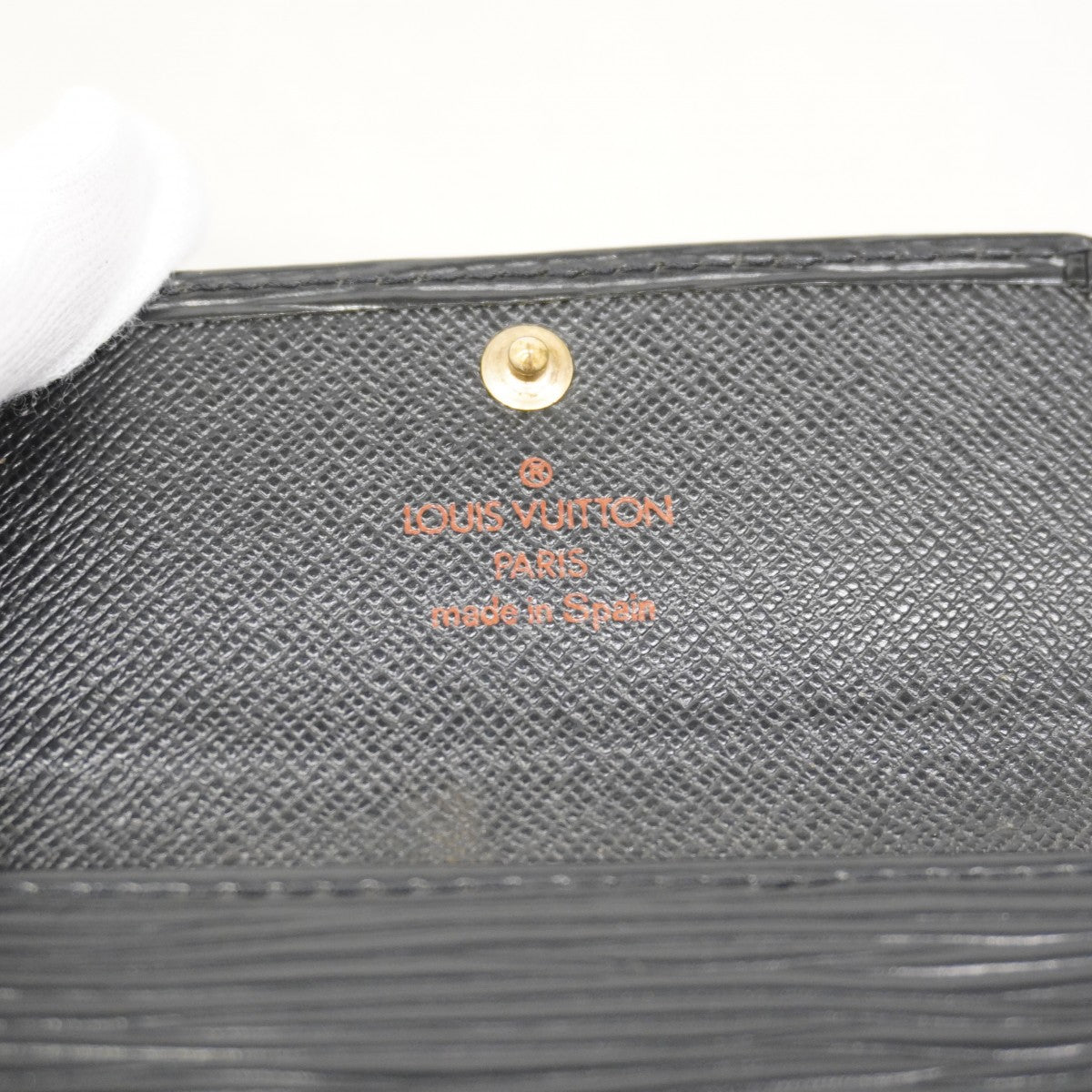 【6fa0646-k】ルイヴィトン キーケース エピ ミュルティクレ4 M63822 ノワール【中古】メンズ レディース ユニセックス