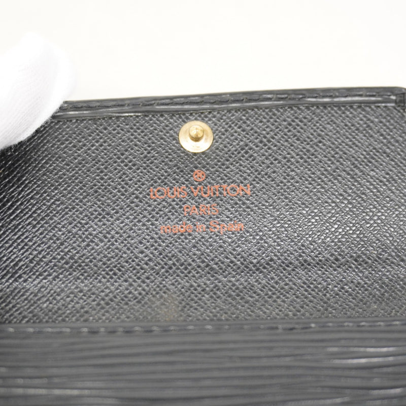 【6fa0646-k】ルイヴィトン キーケース エピ ミュルティクレ4 M63822 ノワール【中古】メンズ レディース ユニセックス