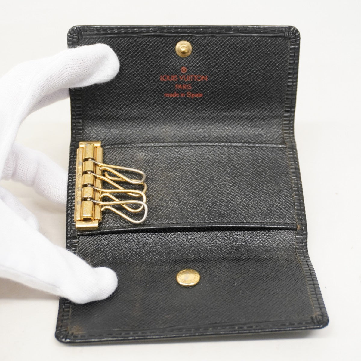 【6fa0646-k】ルイヴィトン キーケース エピ ミュルティクレ4 M63822 ノワール【中古】メンズ レディース ユニセックス