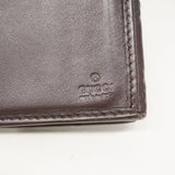 【6fa0648-k】グッチ 長財布 グッチシマ 203550 レザー ブラウン ゴールド金具【中古】レディース