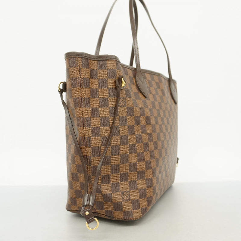 【6fa0661】ルイヴィトン トートバッグ ダミエ ネヴァーフルMM N51105 エベヌ【中古】レディース