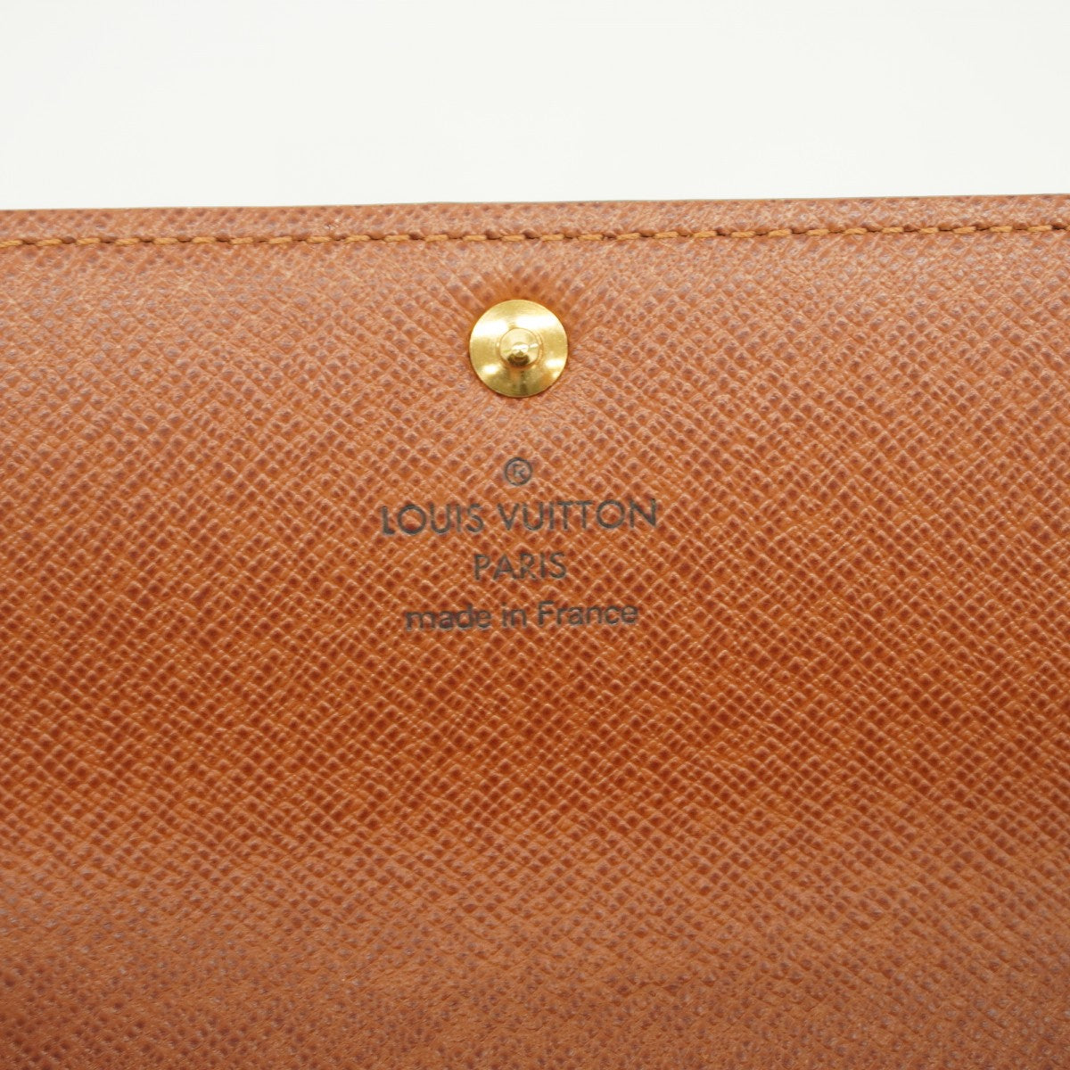 【6fa0666】ルイヴィトン 長財布 モノグラム ポシェットポルトモネクレディ M61726 ブラウン【中古】レディース