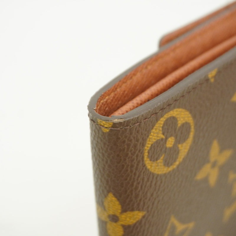 【6fa0666】ルイヴィトン 長財布 モノグラム ポシェットポルトモネクレディ M61726 ブラウン【中古】レディース
