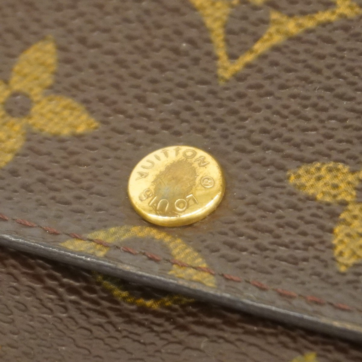 【6fa0667】ルイヴィトン 長財布 モノグラム ポシェットポルトモネクレディ M61725 ブラウン【中古】レディース
