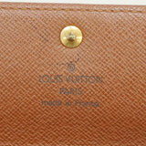 【6fa0667】ルイヴィトン 長財布 モノグラム ポシェットポルトモネクレディ M61725 ブラウン【中古】レディース