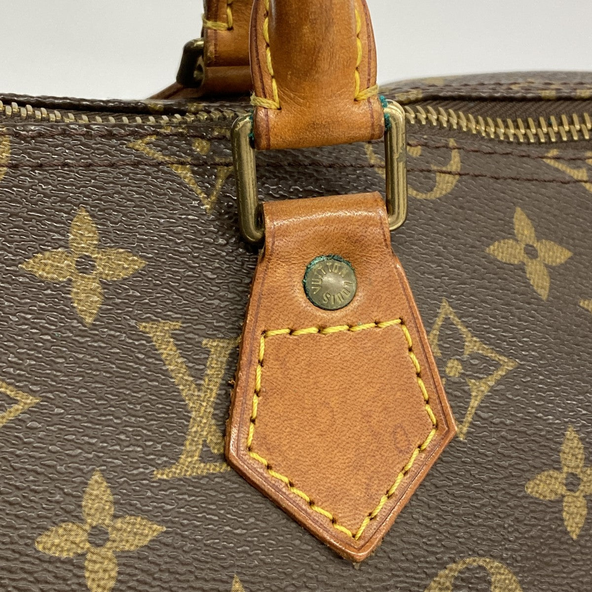 【6fa0680】ルイヴィトン ハンドバッグ モノグラム スピーディ35 M41107 ブラウン【中古】レディース
