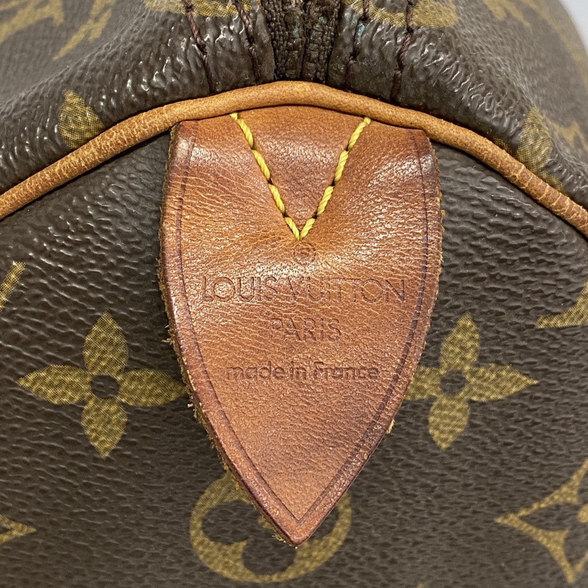 【6fa0680】ルイヴィトン ハンドバッグ モノグラム スピーディ35 M41107 ブラウン【中古】レディース