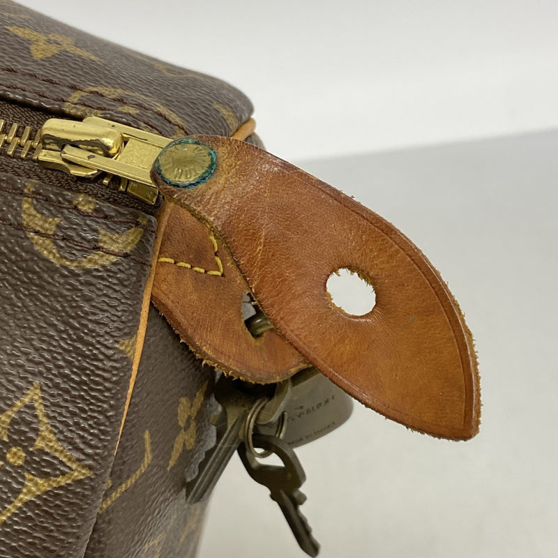 【6fa0680】ルイヴィトン ハンドバッグ モノグラム スピーディ35 M41107 ブラウン【中古】レディース