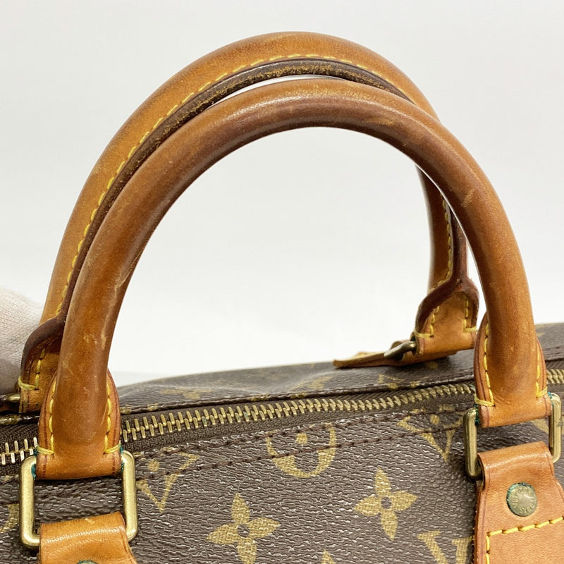 【6fa0680】ルイヴィトン ハンドバッグ モノグラム スピーディ35 M41107 ブラウン【中古】レディース