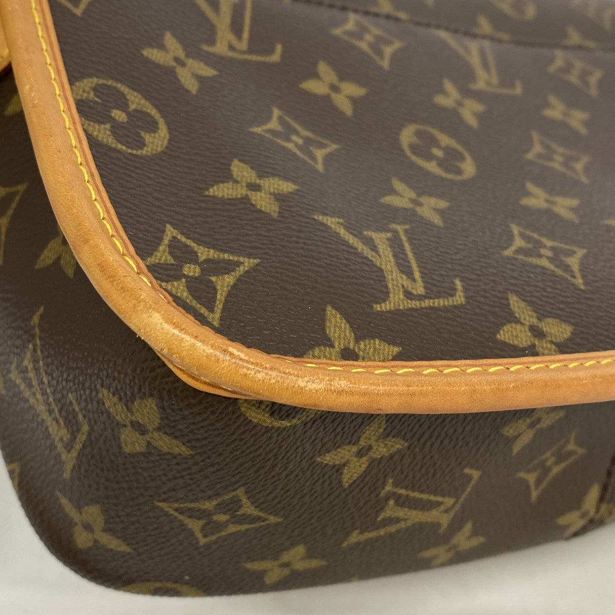 【6fa0682】ルイヴィトン ショルダーバッグ モノグラム ソローニュ M42250 ブラウン【中古】レディース