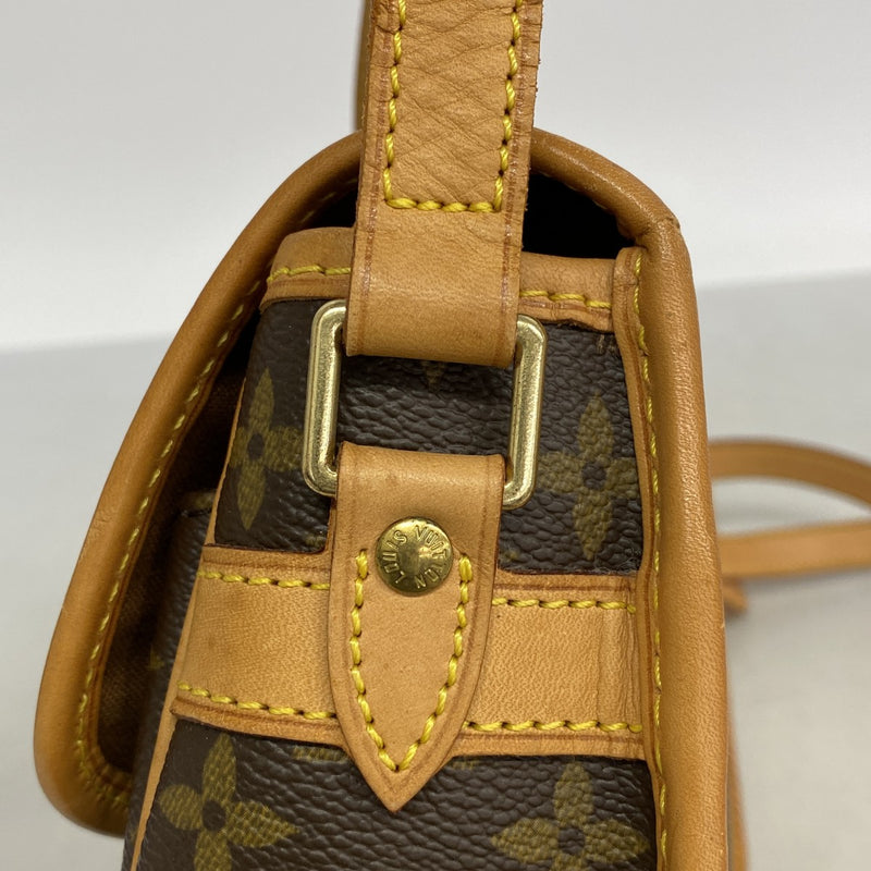 【6fa0682】ルイヴィトン ショルダーバッグ モノグラム ソローニュ M42250 ブラウン【中古】レディース