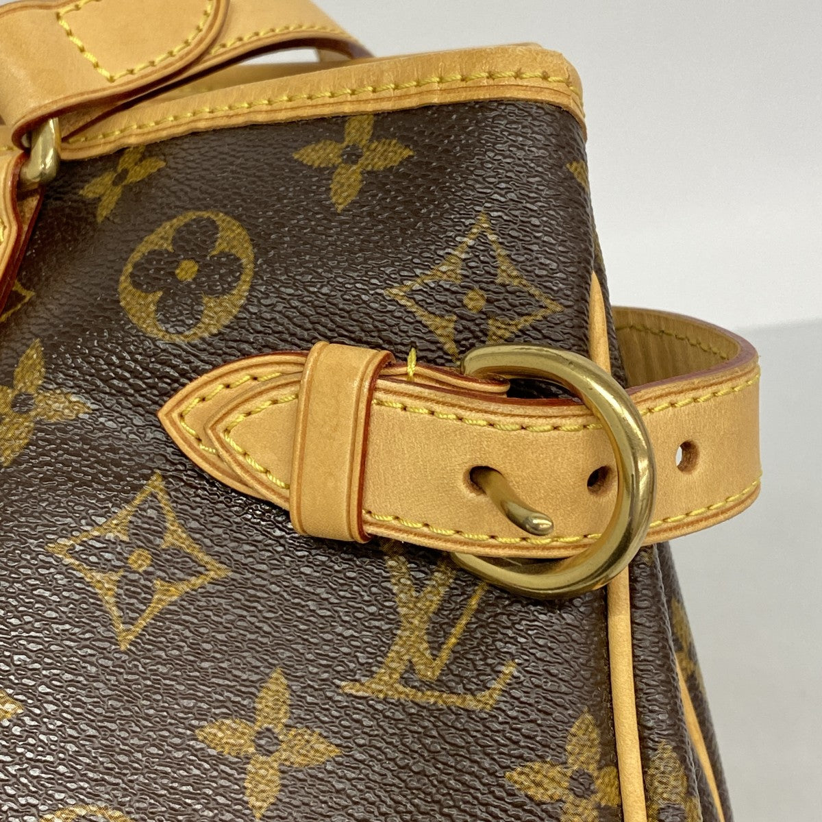 【6fa0690】ルイヴィトン トートバッグ モノグラム バティニョールオリゾンタル M51154 ブラウン【中古】レディース