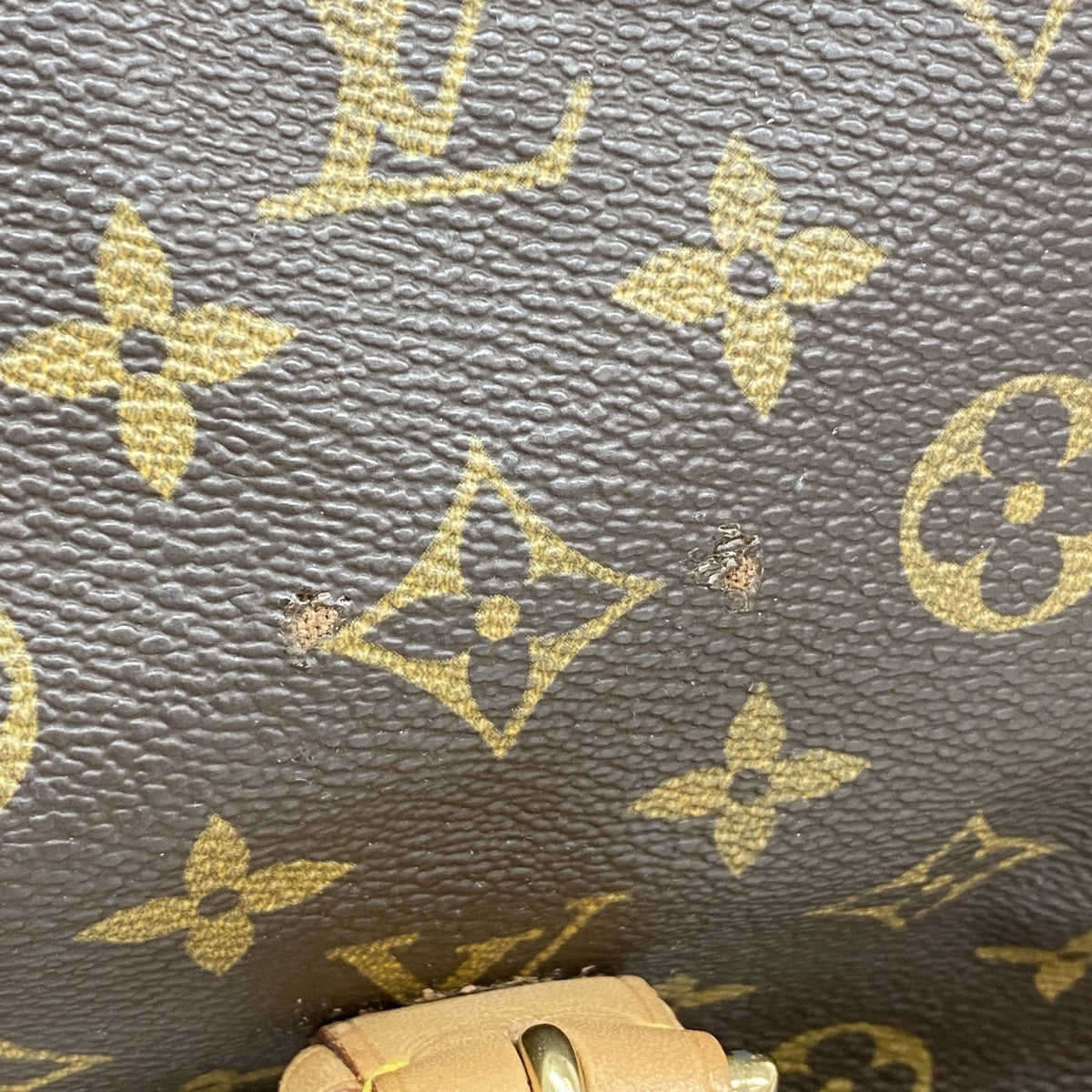 【6fa0692】ルイヴィトン リュック・デイパック モノグラム モンスリGM M51135 ブラウン【中古】レディース