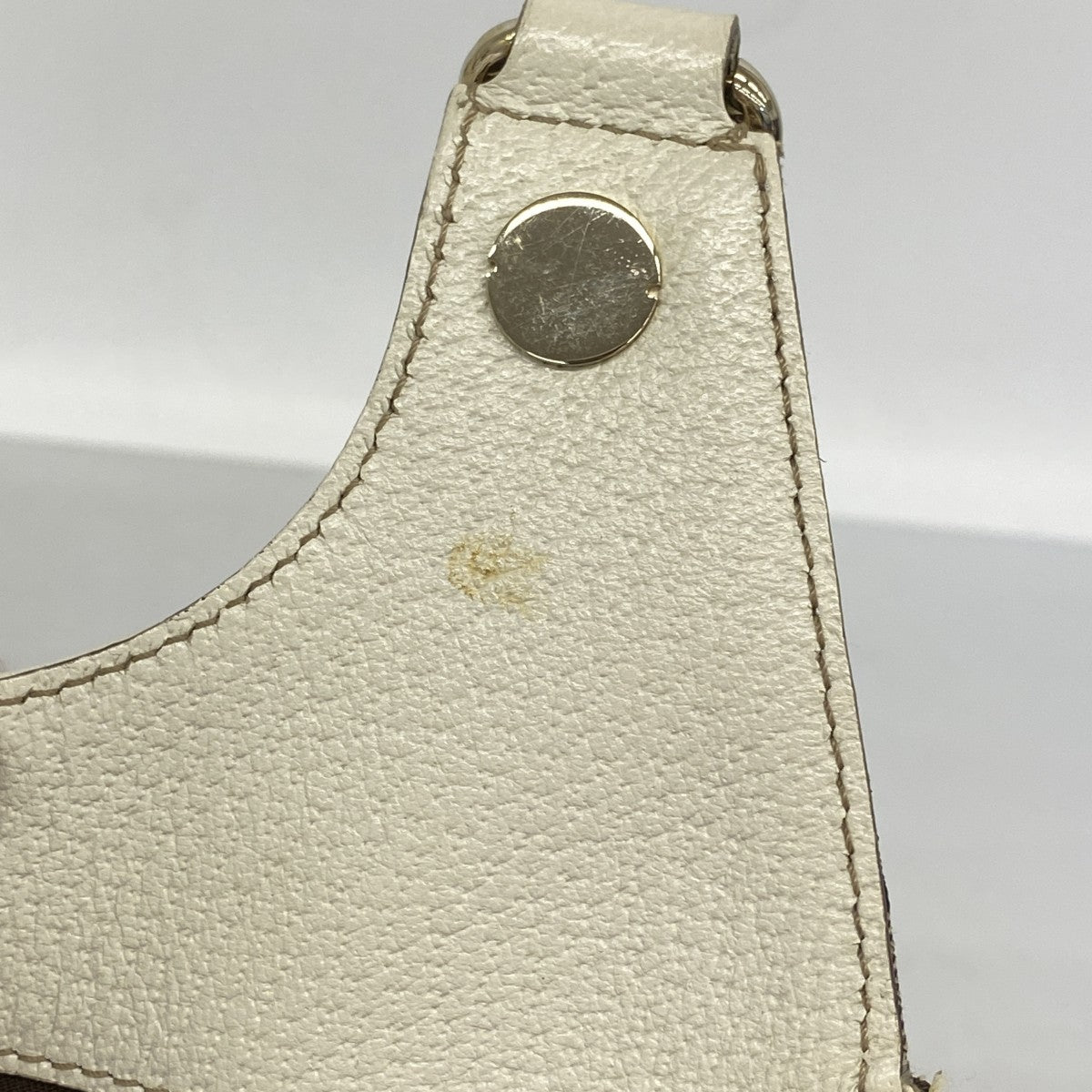 【6fa0701-k】グッチ ハンドバッグ GGキャンバス 154982 キャンバス ベージュ シャンパンゴールド金具【中古】レディース