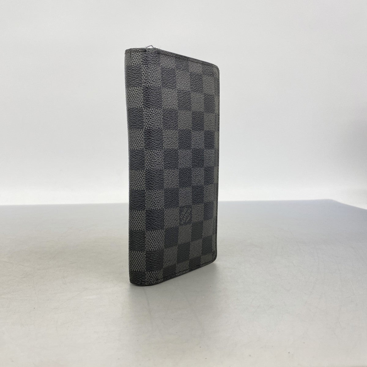 【6fa0704-k】ルイヴィトン 長財布 ダミエ・グラフィット ポルトフォイユブラザ N62665 ブラック グレー【中古】メンズ