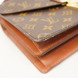 【6fa0713】ルイヴィトン ハンドバッグ モノグラム コンコルド M51190 ブラウン【中古】レディース