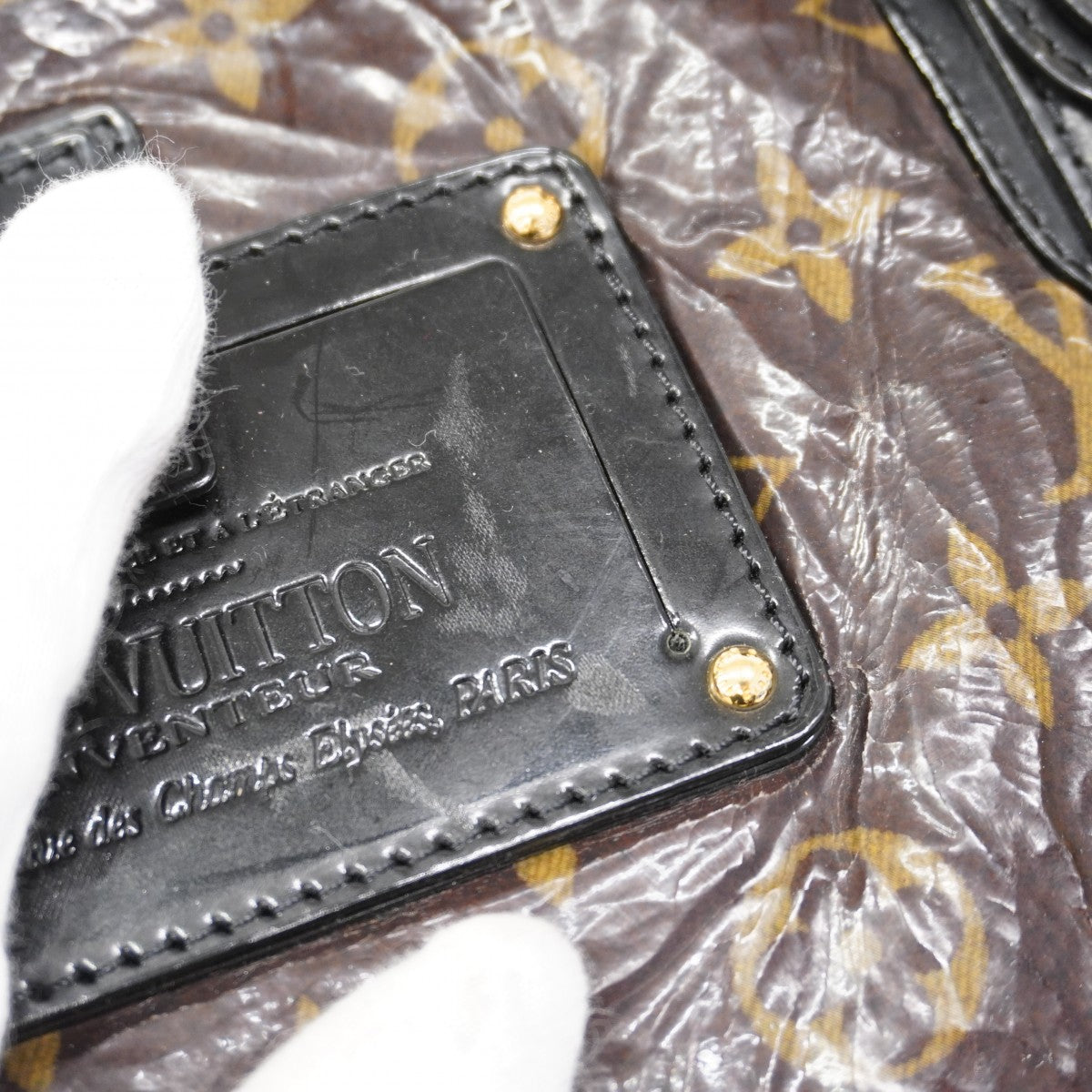 【6fa0715】ルイヴィトン トートバッグ モノグラム シアリングサンダー M95573 マロン【中古】レディース