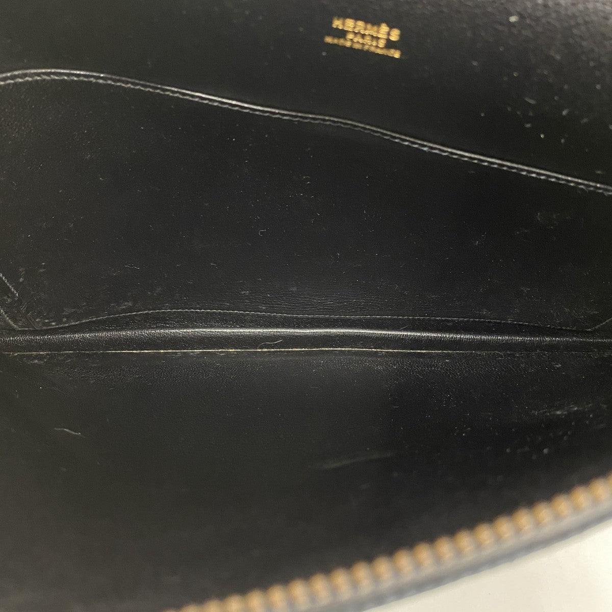【6fa0718】エルメス ハンドバッグ プレジデント ヴォーガリバー リザード ドブリス ブラック グリーン ゴールド ゴールド金具 〇P刻印【中古】レディース