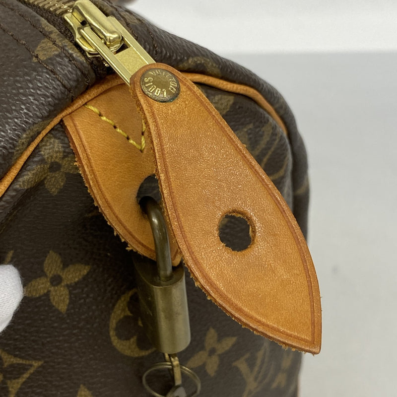 【6fa0723】ルイヴィトン ハンドバッグ モノグラム スピーディ30 M41108 ブラウン【中古】レディース