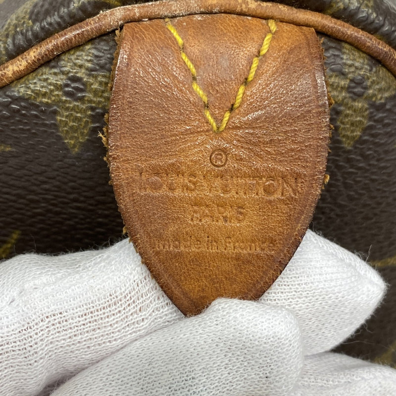 【6fa0724】ルイヴィトン ハンドバッグ モノグラム スピーディ30 M41108 ブラウン【中古】レディース