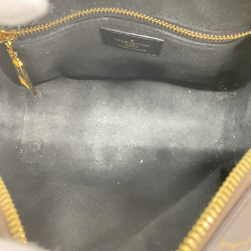 【6fa0726】ルイヴィトン ハンドバッグ モノグラム プティットマルスープル M45571 ブラウン ブラック 2wayバッグ【中古】レディース