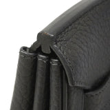 【6fa0729】エルメス ハンドバッグ バーキン35 フィヨルド ブラック シルバー金具 □M刻印【中古】レディース