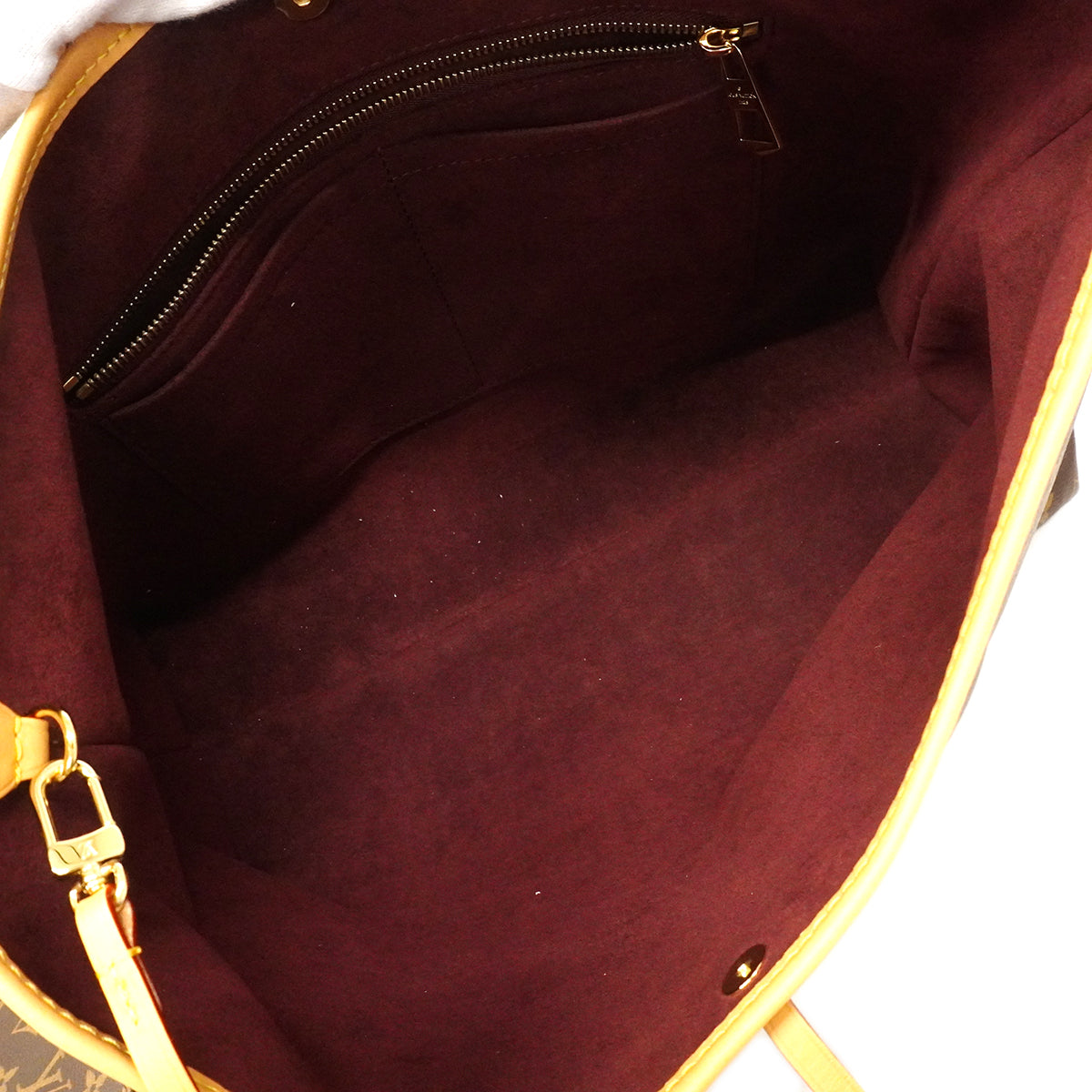 【6fa0731】ルイヴィトン ショルダーバッグ モノグラム キャリーオールNM MM M46197 ブラウン【中古】レディース