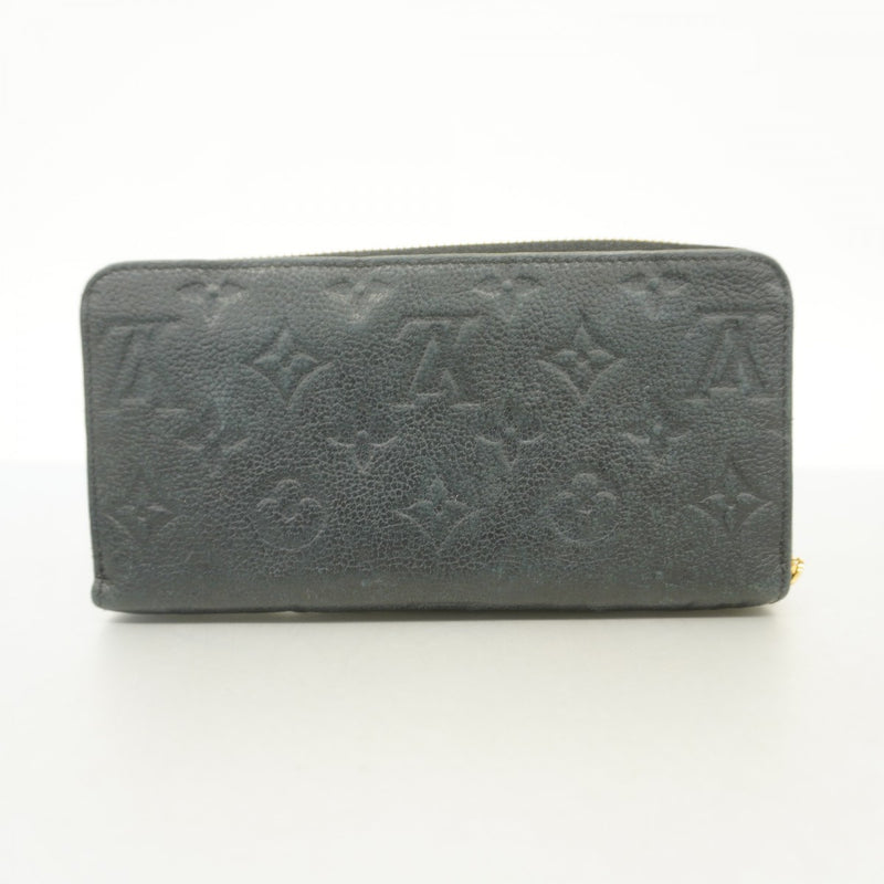 【6fa0758】ルイヴィトン 長財布 モノグラム・アンプラント ジッピーウォレット M61864 ノワール【中古】メンズ レディース ユニセックス