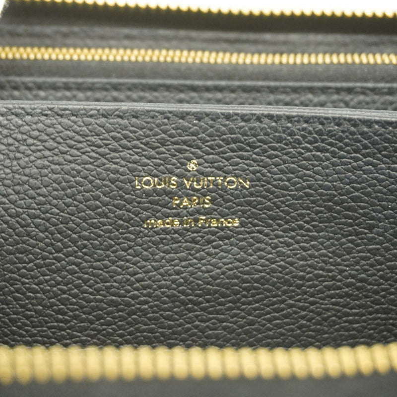 【6fa0758】ルイヴィトン 長財布 モノグラム・アンプラント ジッピーウォレット M61864 ノワール【中古】メンズ レディース ユニセックス