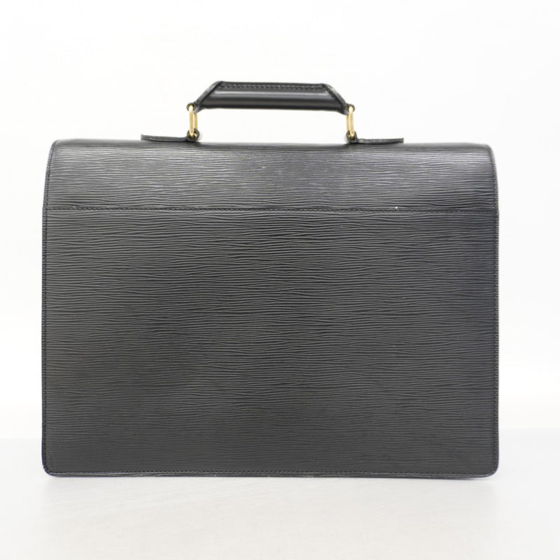 【6fa0769】ルイヴィトン ブリーフケース エピ セルヴィエットコンセイエ M54422 ノワール【中古】メンズ