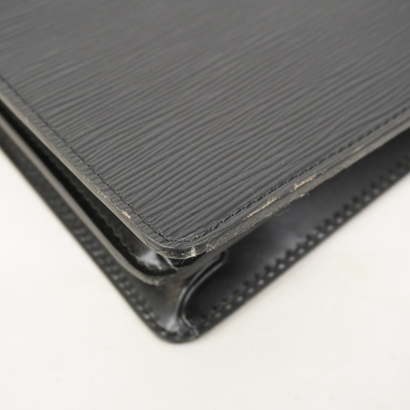 【6fa0769】ルイヴィトン ブリーフケース エピ セルヴィエットコンセイエ M54422 ノワール【中古】メンズ