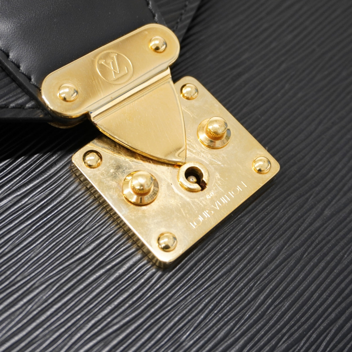 【6fa0769】ルイヴィトン ブリーフケース エピ セルヴィエットコンセイエ M54422 ノワール【中古】メンズ