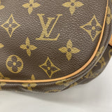 【6fa0771-h】ルイヴィトン ショルダーバッグ モノグラム ソミュール35 M42254 ブラウン【中古】レディース