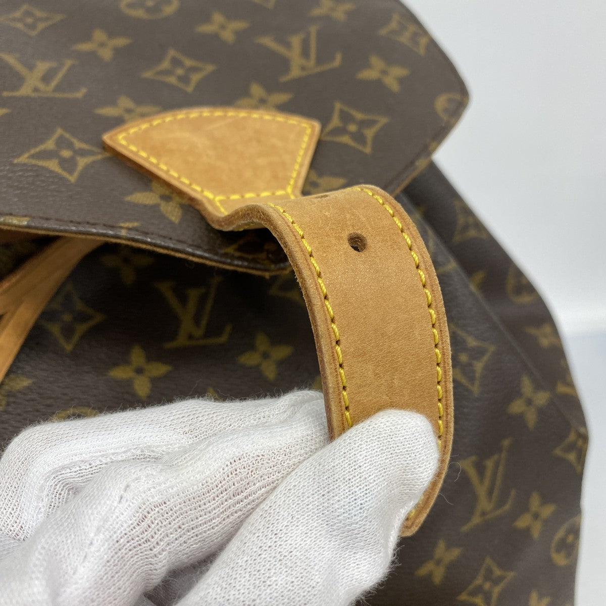 【6fa0775-h】ルイヴィトン リュック・デイパック モノグラム モンスリGM M51135 ブラウン【中古】メンズ レディース ユニセックス