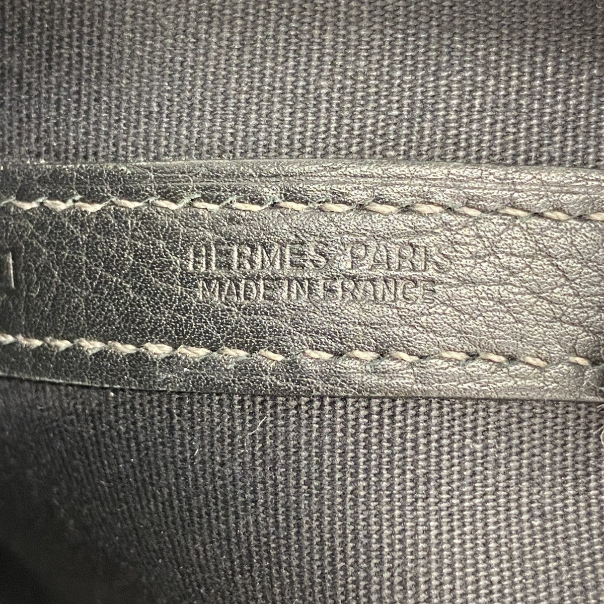 【6fa0776-h】エルメス トートバッグ ガーデンパーティGM トワルオフィシエ ブラック シルバー金具 □I刻印【中古】メンズ レディース ユニセックス