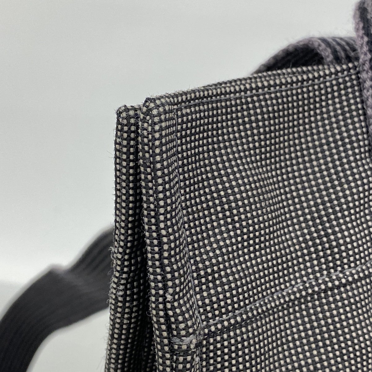 【6fa0778】エルメス リュック・デイパック エールラインアドMM キャンバス グレー シルバー金具【中古】メンズ レディース ユニセックス