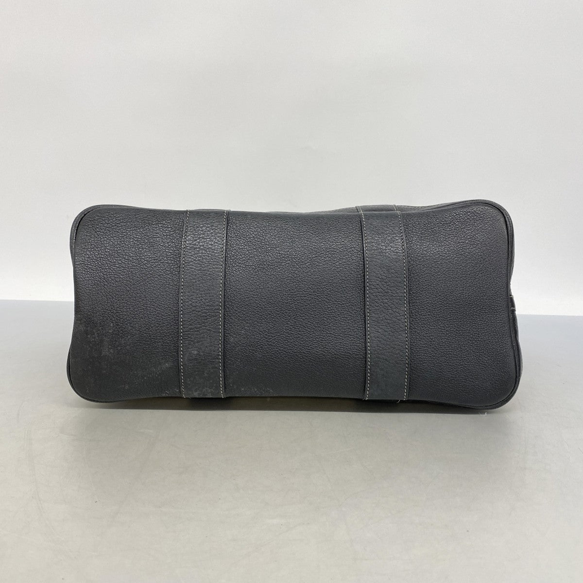 【6fa0779】エルメス トートバッグ ガーデンパーティPM トワルアッシュ ブラック シルバー金具 □J刻印【中古】レディース