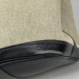 【6fa0779】エルメス トートバッグ ガーデンパーティPM トワルアッシュ ブラック シルバー金具 □J刻印【中古】レディース