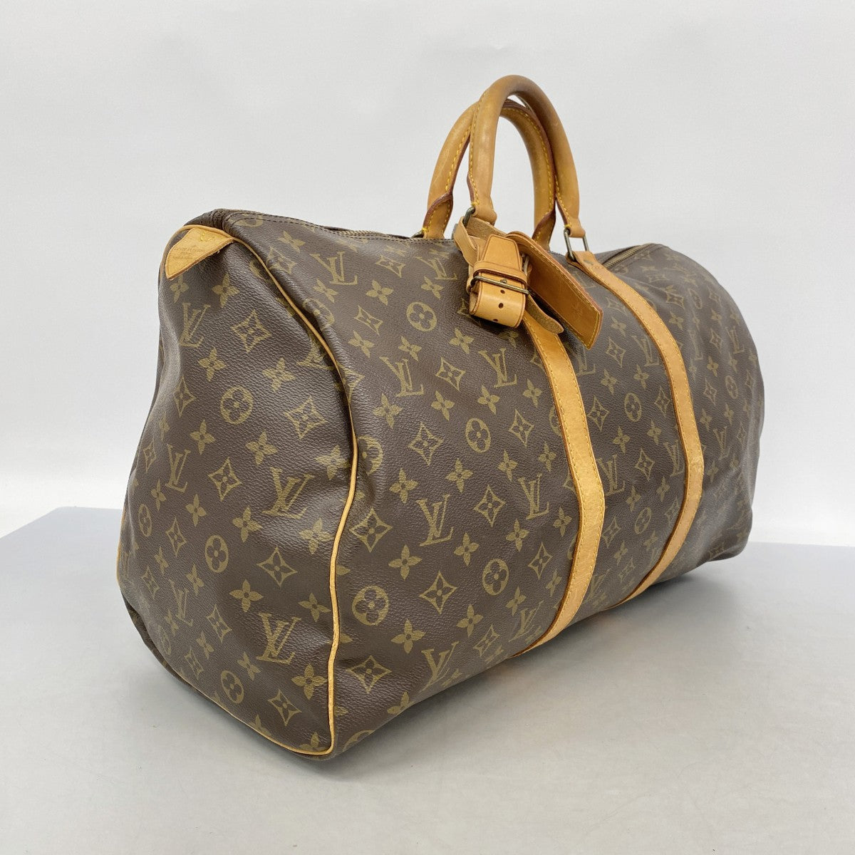 【6fa0780】ルイヴィトン ボストンバッグ モノグラム キーポル50 M41426 ブラウン【中古】メンズ レディース ユニセックス