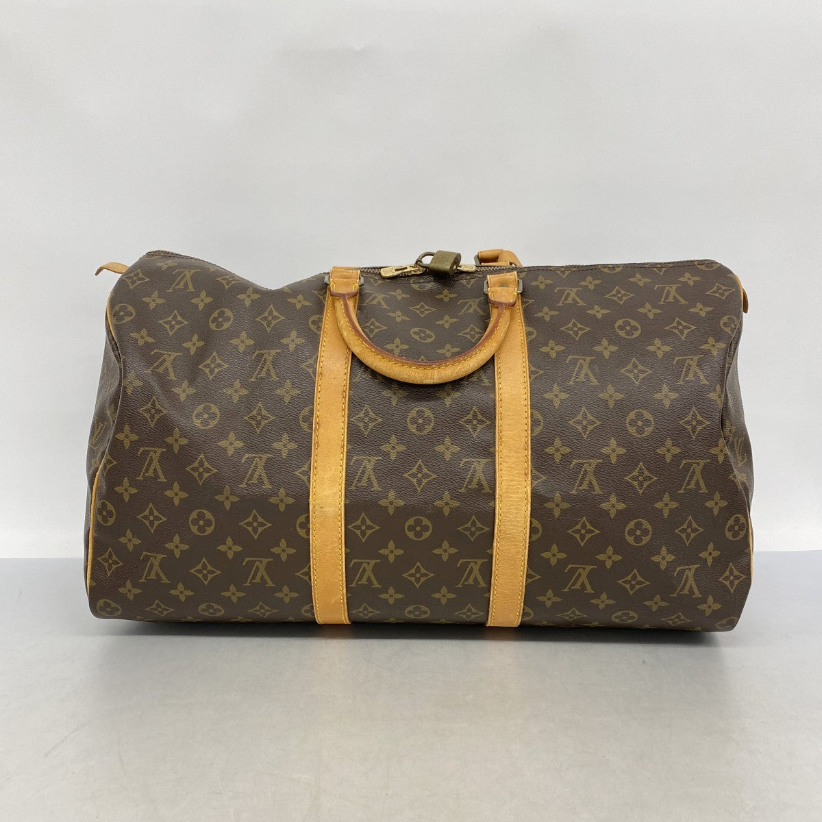 【6fa0780】ルイヴィトン ボストンバッグ モノグラム キーポル50 M41426 ブラウン【中古】メンズ レディース ユニセックス