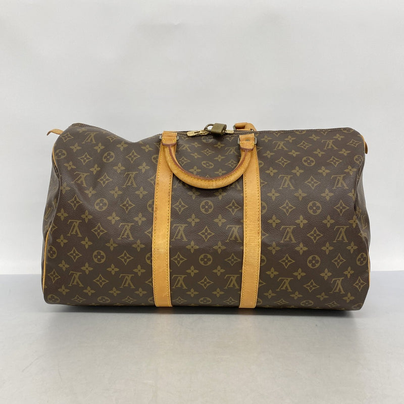 【6fa0780】ルイヴィトン ボストンバッグ モノグラム キーポル50 M41426 ブラウン【中古】メンズ レディース ユニセックス