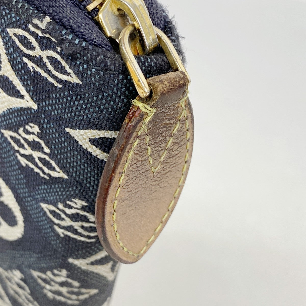 【6fa0782】ルイヴィトン 長財布 モノグラムジャガードSince1854 ジッピーウォレット M80212 ブルー【中古】レディース