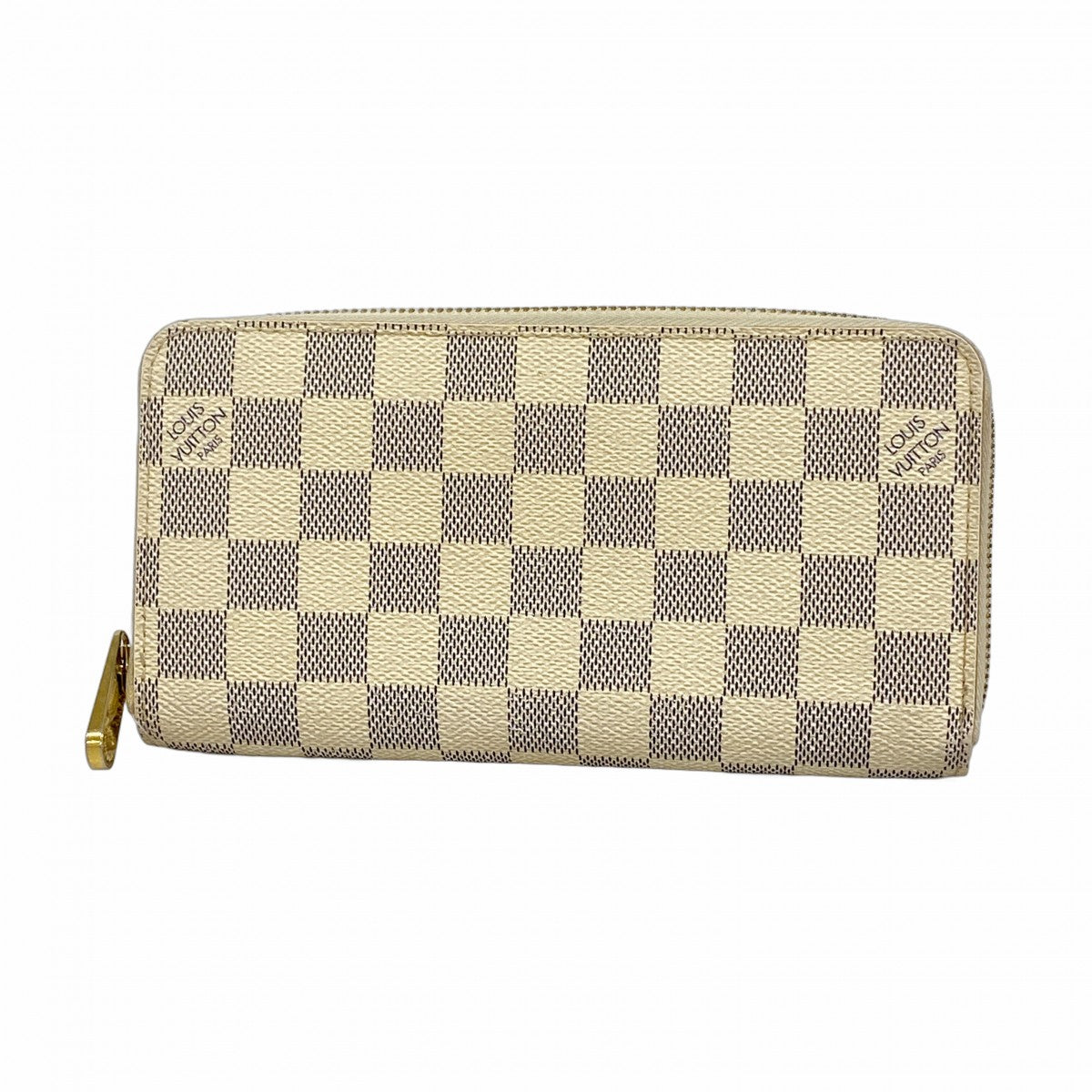 【6fa0783】ルイヴィトン 長財布 ダミエ・アズール ジッピーウォレット N60019 ホワイト【中古】レディース