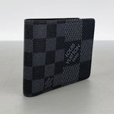 【6fa0785】ルイヴィトン 札入れ ダミエグラフィット3D ポルトフォイユミュルティプル N60434 ブラック【中古】メンズ