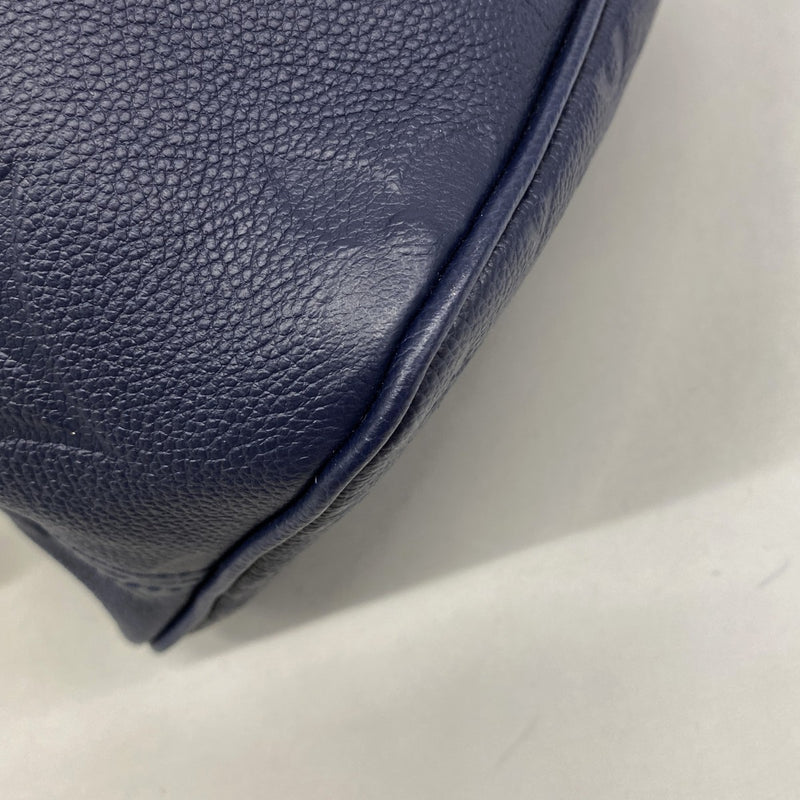 【6fa0787】ルイヴィトン トートバッグ モノグラム・アンプラント ネヴァーフルMM M47143 ネイビー【中古】レディース