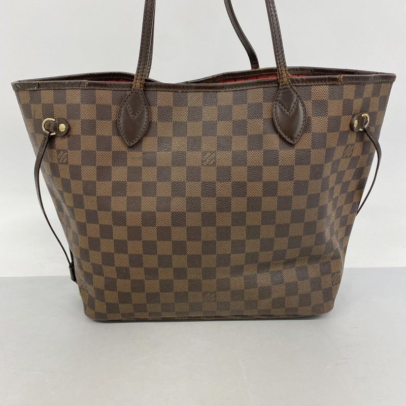 【6fa0789】ルイヴィトン トートバッグ ダミエ ネヴァーフルMM N51105 エベヌ【中古】レディース