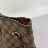 【6fa0789】ルイヴィトン トートバッグ ダミエ ネヴァーフルMM N51105 エベヌ【中古】レディース