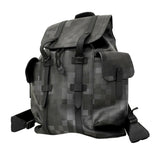 【6fa0792】ルイヴィトン リュック・デイパック ダモフラージュ クリストファーMM M14952 ブラック【中古】メンズ
