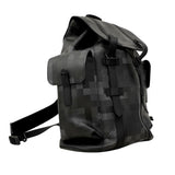 【6fa0792】ルイヴィトン リュック・デイパック ダモフラージュ クリストファーMM M14952 ブラック【中古】メンズ